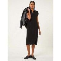 Roman Textured Zig Zag Knit Midi Dress 14 female