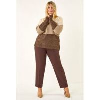 Roman Curve Straight Leg Trouser 30-32 female