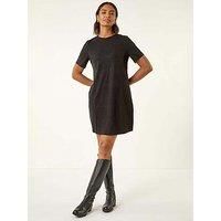 Roman Embellished Shift Stretch Dress 14 female