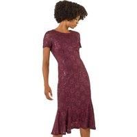 Roman Originals Women Flute Hem Lace Dress