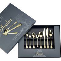 Arthur Price Champagne Avalon Stainless Steel Cutlery Set - 60-Piece