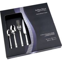 Arthur Price 'Horizon' Stainless Steel 24 Piece 6 Person Boxed Cutlery Set in Silver