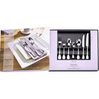 Arthur Price 'Baguette' Stainless Steel 42 Piece 6 Person Boxed Cutlery Set in Silver