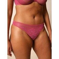 Gossard Glossies Lace Brief Thong Knickers Sheer Lingerie Mid Rise Briefs