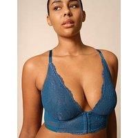 Gossard Superboost Lace Bra Deep V Longline Plunge Underwired Bralette Lingerie