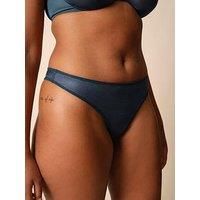 Gossard Glossies Brief  Sheer Thong Knickers Mid Rise Sexy Sheer Briefs Lingerie