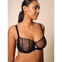 Gossard Obsession Balconette Bra Non Padded Sheer Balcony Bras Sexy Lingerie