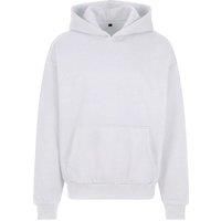 Build Your Brand Men's Oversized Hoodie in White | Size: XL