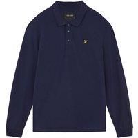 Lyle & Scott Men's Long-Sleeved Polo Shirt in Navy | Size: XL