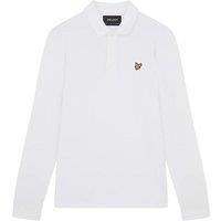 Lyle & Scott Men's Long-Sleeved Polo Shirt in White | Size: 2XL
