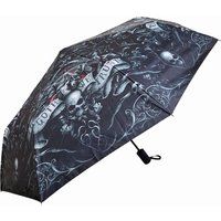 Spiral  In Goth We Trust  women's Umbrella in Black