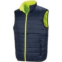 Result Safeguard Mens Reversible Soft Padded Safety Gilet / N/A N/A FK645