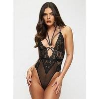 Ann Summers Confession Crotchless Body - Black