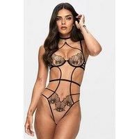 Ann Summers Incensing Crotchless Body - Black