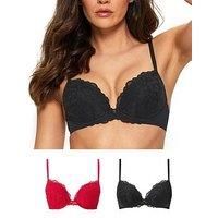 Ann Summers Sexy Lace Padded Plunge 2 Pack