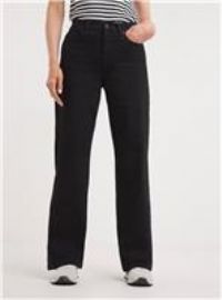 JD WILLIAMS 24/7 Wide Leg Jean Washed Black 12S
