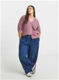 SIMPLY BE Fisherman Boyfriend Cardigan 12-14