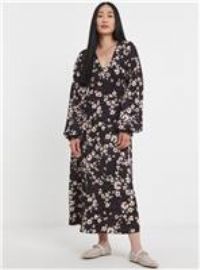 JD WILLIAMS Long Sleeve Textured Jersey Dress 12