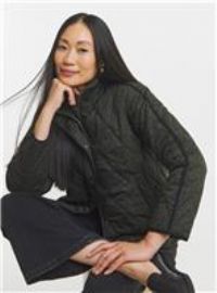 JD WILLIAMS Printed Short Quilted Jacket 12