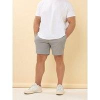 BadRhino Big &Tall Grey Stretch Chino Shorts - Men/'s - Plus Size Curve