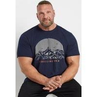 Big & Tall Men's 'Travelling Solo' Print T-Shirt