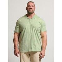 Leaf Print Polo Shirt