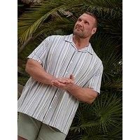 BadRhino Big & Tall & Blue Stripe Shirt - Men/'s - Plus Size Curve