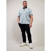 Big & Tall Men's Zip Polo Shirt