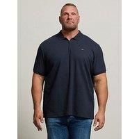 Badrhino Waffle Texture Zip Polo Shirt