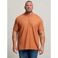 Big & Tall Men's Zip Polo Shirt