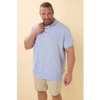 Big & Tall Men's Knitted Polo Shirt