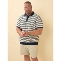 Big & Tall Men's Knitted Polo Shirt