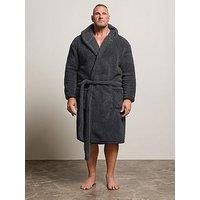 Big & Tall Men's Borg Dressing Gown