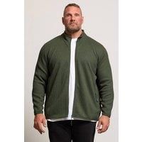 Big & Tall Men's Full Zip Textured Sweatshirt