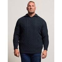 Big & Tall Men's Quarter Zip Jumper