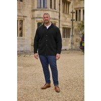 Big & Tall Men's Long Sleeve Knitted Shirt