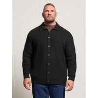 Big & Tall Men's Long Sleeve Knitted Shirt
