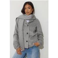 PixieGirl Petite Women's Formal Scarf Coat