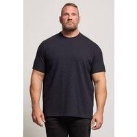 Big & Tall Men's Textured Ottoman T-Shirt