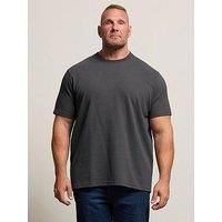 Big & Tall Men's Textured Ottoman T-Shirt