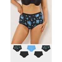 YOURS 5 Pack High Waisted Full Briefs