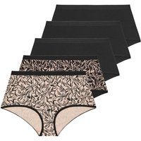Yours Women's 5 Pack Leaf Print Full Briefs | Size: 18-20
