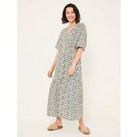 Fatface Paige Vine Floral Midi Dress - Multi