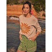 Fatface Sun Jumper - Beige