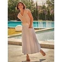 Fatface Sulli Poplin Skirt - White