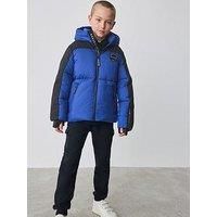 Ted Baker Boys Colourblock Coat - Blue
