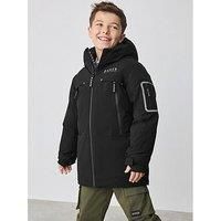 Ted Baker Older Boys Hybrid Parka Coat - Black