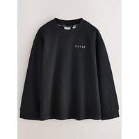 Ted Baker Older Boys Textured T-Shirt - Black
