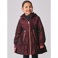 Ted Baker Girls Tiered Coat - Pink