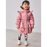 Ted Baker Younger Girls Frill Coat - Pink